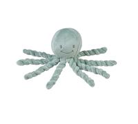 Nattou Pulpo de Peluche, compañero Desde el Nacimiento, 7,5 cm, poliéster, Lapidou, Turquesa