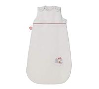 Nattou Saco de dormir para el otoño y el invierno, Motivo del pingüino Sasha, TOG 2,9, 70 cm, Algodón/poliéster, Pauline y Sasha, Blanco/rosa