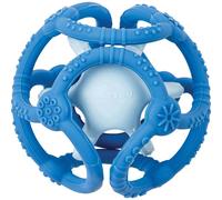 Nattou Set Bolas Mordedor Silicona Azul 2uds