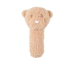 Nattou Sonajero de Peluche de poliéster, Oso, Aprox. 14 cm, Osito, Marrón Claro