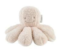 Nattou Sonajero de Peluche, poliéster, Pulpo, Aprox. 20 cm, Peluche, Beige