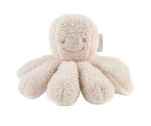 Nattou Sonajero de Peluche, poliéster, Pulpo, Aprox. 20 cm, Peluche, Beige