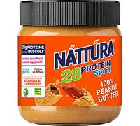NATTURA - Mantequilla de maní, mantequilla de araquidi 100% natural, ideal para deportistas, aperitivo perfecto antes y después de cumpleaños, sin gluten, rico en magnesio y vitamina E, sin aceite de