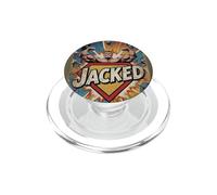Natty Natural Culturista Cómic Superhéroe PopSockets PopGrip para MagSafe