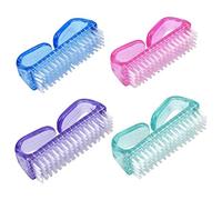 NATUCE 4PCS Cepillo De Uñas, Cepillo de Limpieza para Uñas, Cepillos para Uñas Mano Cepillo de Limpieza, Cepillo de Mano de Fregar Limpieza, Cepillo de Mango Pequeño para Limpieza y Limpieza de Uñas