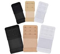 NATUCE 6 Piezas Alargador Sujetador, Extensor Sujetador Sauve, Alargador Dujetador Espalda, Extensores de Sujetador Mujer, Extensión del Sujetador 2 ganchos / 3 ganchos