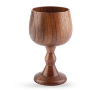 Natudeco Copa De Vino Tinto De Madera, Copa De Vino De Madera, Copa Del Santo Grial Vintage, Copa De Cáliz, Copa De Comunión De Madera Maciza Para El Hogar Madera Cáliz Para Fiesta En Casa