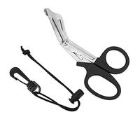 Natudeco Dive Shear Tijeras Submarinas De Acero Inoxidable Tecnología De Buceo Tijeras De Rescate Herramienta De Corte Subacuático con Gancho Giratorio Y Cuerda Antipérdida para Buzos Y Pescadores