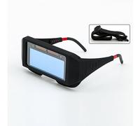 Natudeco Gafas de soldador con atenuación automática, ergonómicas, gafas protectoras de soldadura con energía solar, máscara de protección para los ojos, accesorios para casco (con lámina protectora