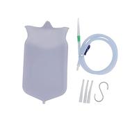 Natudeco Kit De Bolsa De Enema Portátil, Bolsa De Enema De Café Profesional con Boquillas De Manguera, Kit De Limpieza De Colon para Suministros De Cuidado De La Salud