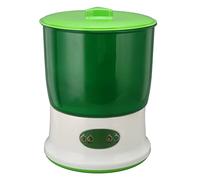 Natudeco Kit De Germinación De Semillas Máquina De Brotes De Frijol Kit De Cultivo De Brotes De Frijol con Alta Seguridad Y Rociador De 360 Grados Cultivador De Brotes De Gran Capacidad(EU Plug)