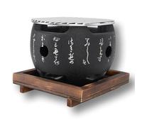 Natudeco Mini Parrilla Japonesa para Barbacoa Estufa de Parrilla Japonesa Portátil Aleación de Aluminio Horno de Barbacoa de Carbón Pequeña Herramientas de Barbacoa para (S)