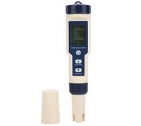 Natudeco Monitor digital de calidad del agua 5 en 1, medidor de pureza TDS, analizador de salinidad portátil, lápiz de prueba de calidad del agua, pH salinidad, temperatura EC EZ-9909 para piscinas de