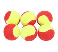 Natudeco Pelotas De Tenis para Niños, 6 Uds., Pelotas De Tenis De Entrenamiento Ligeras, Pelotas De Tenis De Baja Compresión, Herramienta De Entrenamiento para Jóvenes Principiantes, Práctica