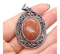 Natürliche Semi-wertvolle Anhänger lapislazuli Malachit Vintage Antike-Silber Legierung Charme für DIY Halskette Ohrringe Schmuck-Gold_Sand