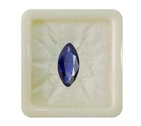Natürlicher blauer Saphir in Marquiseform, kalibrierter, loser Edelstein, facettiert, Chakra-Heilung, Geburtsstein, Astronomie und Astrologie, Zeichen, Schmuckherstellung, handgefertigt, 7 Karat