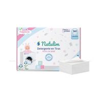 Natulim - Detergente en Tiras para Bebés (360 Lavados) - Sin Fragancia | Fórmula Ultraconcentrada - Limpieza Suave en Agua Fría para Ropa Delicada - Ropa limpia y suave sin ensuciar el Planeta