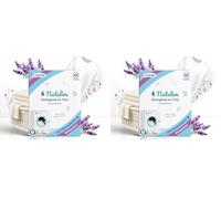 Natulim - Detergente en Tiras para Lavadora (40 Lavados) - Incluye Suavizante, Ecológico, Hipoalergénico, Made in Spain - Ropa limpia y suave sin ensuciar el Planeta (Fragancia Lavanda) (Paquete de 2)