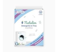 Natulim - Detergente en Tiras para Lavadora (50 Lavados) - Incluye Suavizante, Ecológico, Hipoalergénico, Made in Spain - Ropa limpia y suave sin ensuciar el Planeta (Fragancia Lavanda)