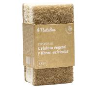Natulim Esponjas Fibra Lavavajillas a Mano 2 uds
