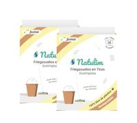 Natulim - Fregasuelos en Tiras Ecológico (30 usos) | Fregasuelos Eco, Limpiapisos, Limpiador de Suelos Eco, Made in Spain - Limpia sin Ensuciar el Planeta (Fragancia Jazmín) - 2 Pack