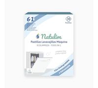 Natulim Pastillas de Lavavajillas 30 Usos - Biodegradables e Hidrosolubles 6 en 1 - Limpieza Profunda, Abrillantador, Función Sal, Protección Cristal, Descalcificador, Efecto Secado Extra
