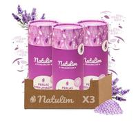 Natulim Perlas Perfumadas - Perlas Aromatizantes para Ropa - 90 Lavados | Fragancia Duradera Lavanda - Sin Químicos Nocivos - Apto Pieles Sensibles y todo tipo de Prendas - 3 Pack