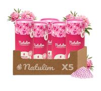 Natulim Perlas Perfumadas - Perlas Aromatizantes para Ropa - Fragancia Duradera - Sin Químicos Nocivos - Apto Pieles Sensibles y todo tipo de Prendas - 150 Lavados - Pack 5 Unidades (Fragancia Floral)