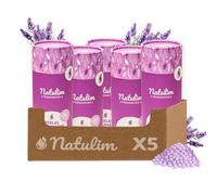 Natulim Perlas Perfumadas - Perlas Aromatizantes para Ropa - Fragancia Duradera - Sin Químicos Nocivos - Apto Pieles Sensibles y todo tipo de Prendas - 150 Lavados - Pack 5 Unidades (Lavanda)