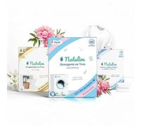 Natulim Trio Pack Limpieza del Hogar - Detergente en Tiras 40 Lavados Floral, Friegasuelos Concentrado 30 Usos y Lavavajillas en Pastillas 60 Tabletas - Fórmulas Biodegradables.