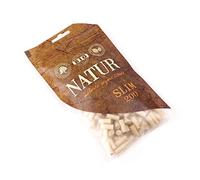 NATUR Filtros delgados biodegradables de 6 mm de diámetro, 200 filtros por bolsa 10 bolsas (2000 filtros)