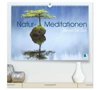 Natur-Meditationen - Nimm Dir Zeit (hochwertiger Premium Wandkalender 2026 DIN A2 quer), Kunstdruck in Hochglanz: Besinnliche Lebensweisheiten für Ruhe und Gelassenheit mit Bildern aus Japan