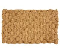 Natur Pur Felpudo de Interior Estera de Coco Reciclable Sostenible 45x75 cm de Fácil Cuidado Que Atrapa la Suciedad Natural