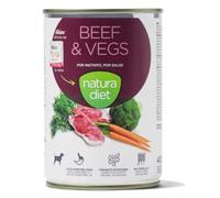 Natura Diet Beef & Vegs para Perros Latas 12 x 400 gr