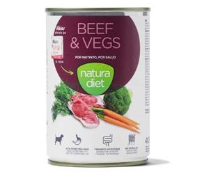 Natura Diet Beef & Vegs para Perros Latas 400 gr