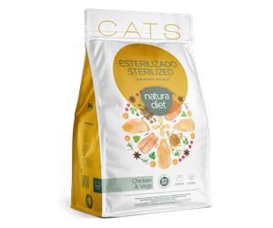 Natura Diet Cats Sterilized Chicken 3 Kg Comida Para Gatos