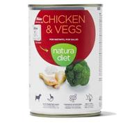 Natura Diet Chicken & Vegs para Perros Latas 12 x 400 gr