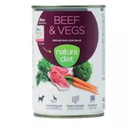Natura Diet Lata Dog Beef & Vegs Pack 12 X 400 Gr