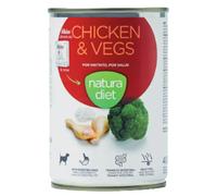 Natura Diet Lata Dog Chicken & Vegs Pack 12 X 400 Gr