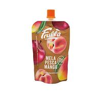 Pure de Manzana, Melocoton y Mango Bio doypack 100g Frulla