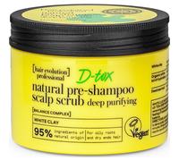 Natura Siberica D-tox Exfoliante de Cuero Cabelludo Pre-Champú de Arcilla Blanca 150ml