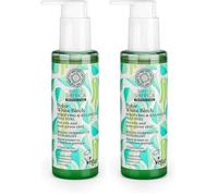 Natura Siberica, Exfoliante Purificante y Equilibrante para piel grasa con tendencia al acné con ácido salicílico y AHA, Bereza Siberica, 1 Unidad, 145 ml (Paquete de 2)