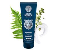 Natura Siberica Gel de ducha Men Icy Energy 2 en 1 para cuerpo y cabello | El cuidado suave de las plantas limpia suavemente y deja una piel fresca, flexible y bien cuidada