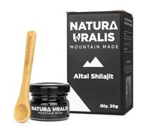 Natura Uralis Altai Shilajit | Resina Mineral de Shilajit Orgánico, de Formación Natural - Shilajit Negro Altamente Potente de las Montañas Altai (100 g)