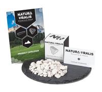 Natura Uralis Arcilla Blanca de Kaolín | 100g de Arcilla Blanca Natural, Blanco Puro a Blanco Roto - Crujido Increíble, Textura Terrosa, Aterciopelada y Firme, Sensación ASMR