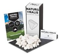 Natura Uralis Arcilla Blanca de Kaolín | 500g de Arcilla Blanca Natural, Blanco Puro a Blanco Roto - Crujido Increíble, Textura Terrosa, Aterciopelada y Firme, Sensación ASMR
