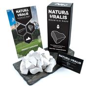 Natura Uralis Premium Trozos de Tiza de Belgorod | 500g de Trozos de Tiza Blanca - Crujido Increíble, Textura Terrosa, Aterciopelada y Firme, Sensación ASMR, Carbonato de Calcio Natural