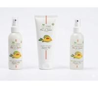 Naturaequa Tratamiento capilar con aceite de Sapote: termoprotector, acondicionador en spray, crema moldeadora