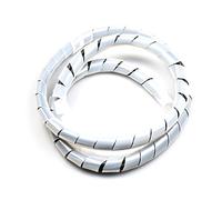 Natural 22mm Grande Cable alambre ordenado envolver PC Hogar Kit organizador de cine TV gestión 19-115mm 2 m