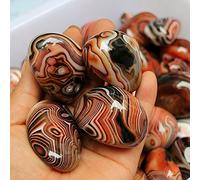 Natural Ágata lisa piedra cristal geoda mineral espécimen Madagascar decoración artesanal, 4-5cm